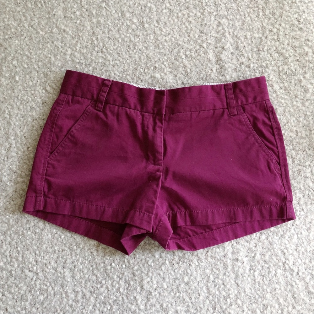 J. Crew Raspberry Broken-In Chinos